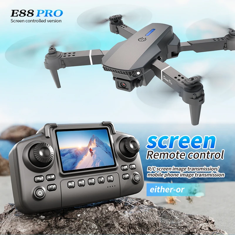 Professional E88 PRO Drone wit - Drone Photogrammetry recension och pris