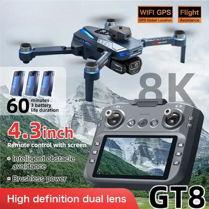 Original GT8 Drone 8K Professi - Drone Photogrammetry recension och pris