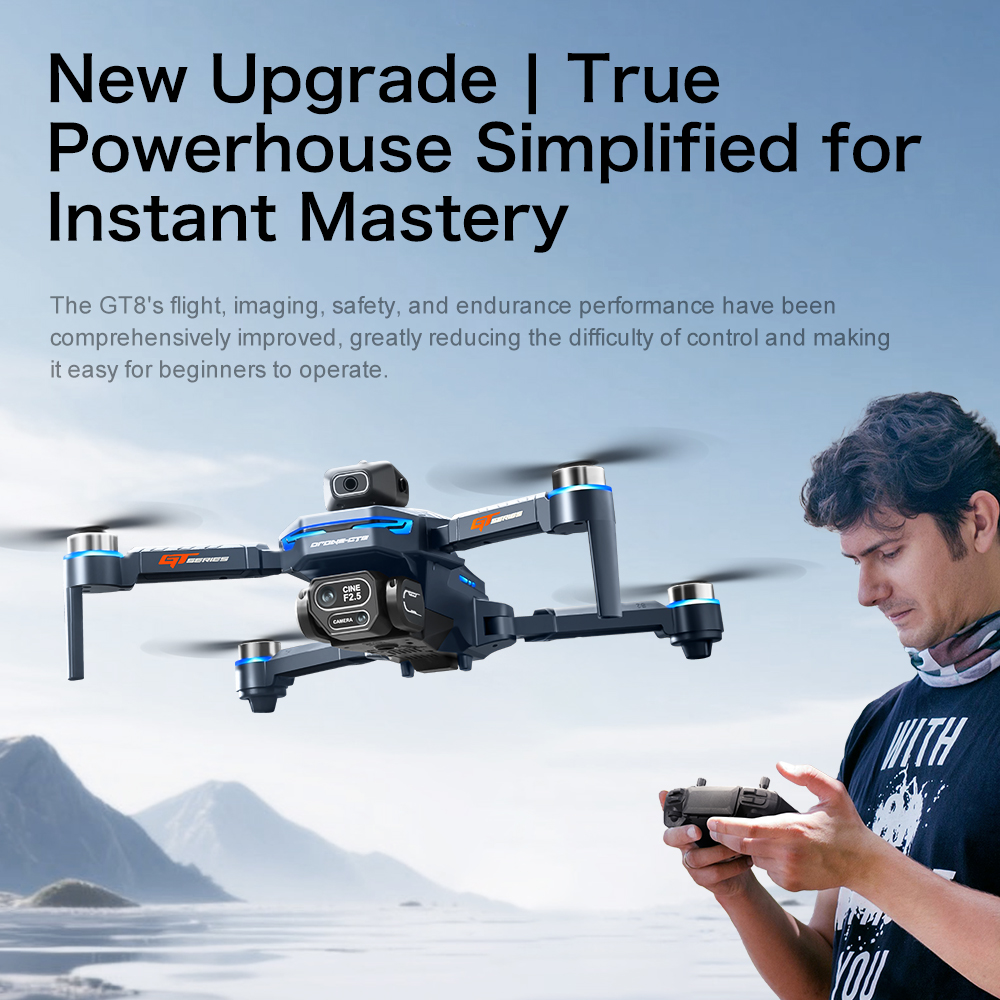 Original GT8 Drone 8K Professi - Drone Photogrammetry recension och pris