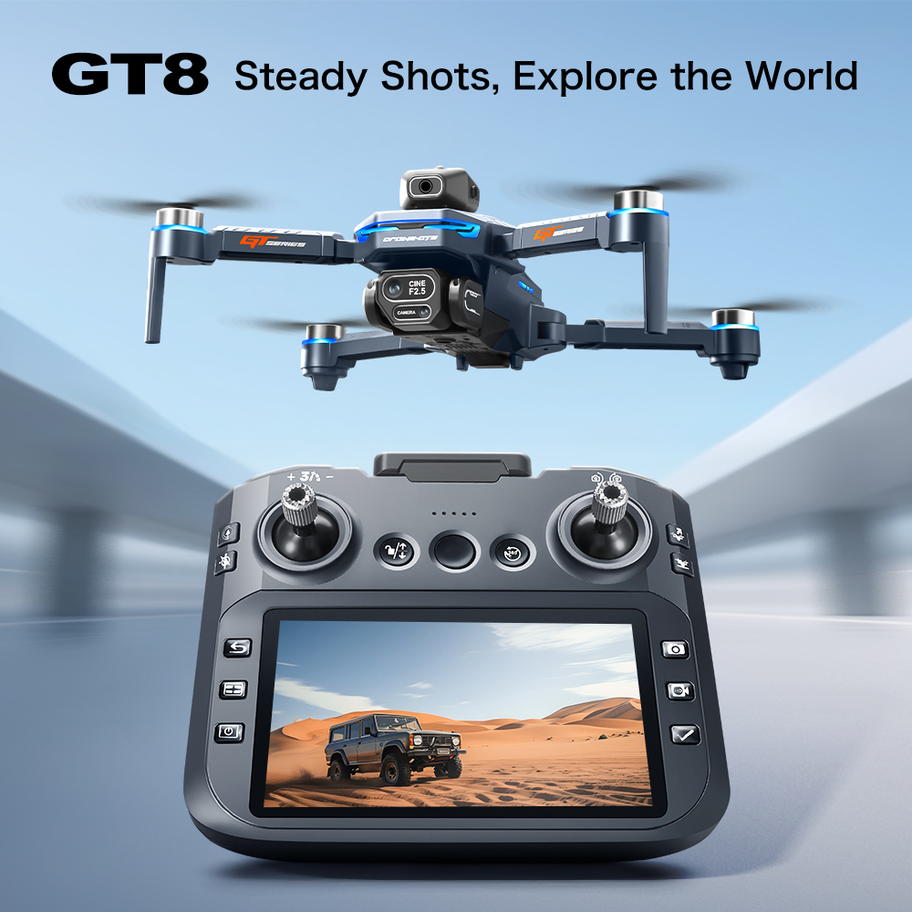 GT8 Max Foldable Drone 8K HD P - Drone Surveying recension och pris