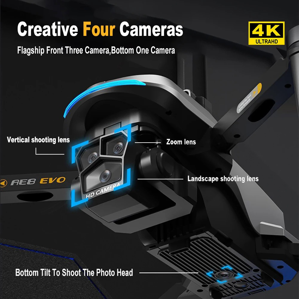 AE8 EVO Drone GPS 8K Professio - Drone Surveying recension och pris